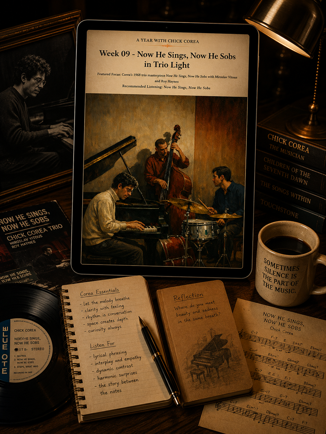 A Year with Chick Corea — A 52-Week Guided Music Journal