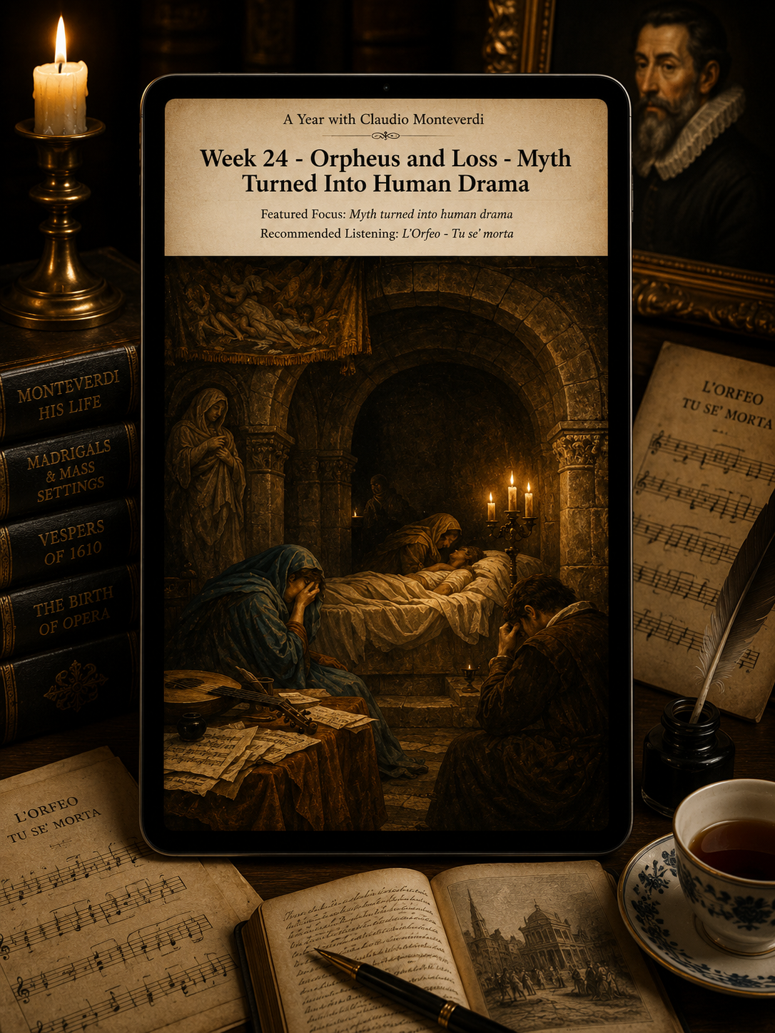 A Year with Claudio Monteverdi — A 52-Week Guided Music Journal
