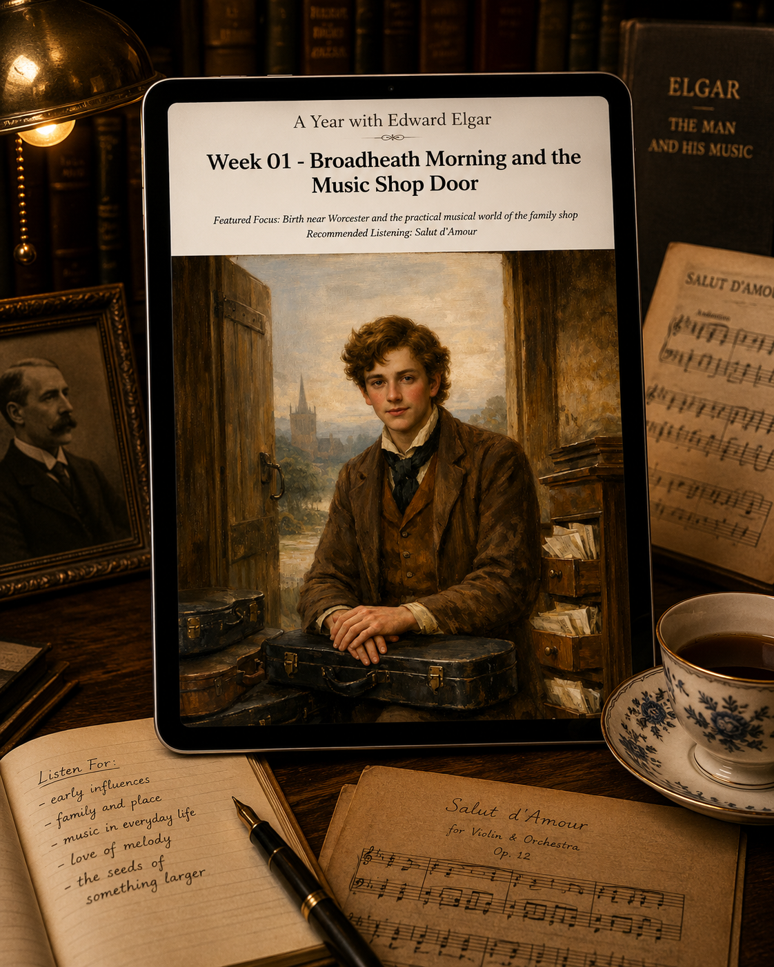 A Year with Edward Elgar — A 52-Week Guided Music Journal