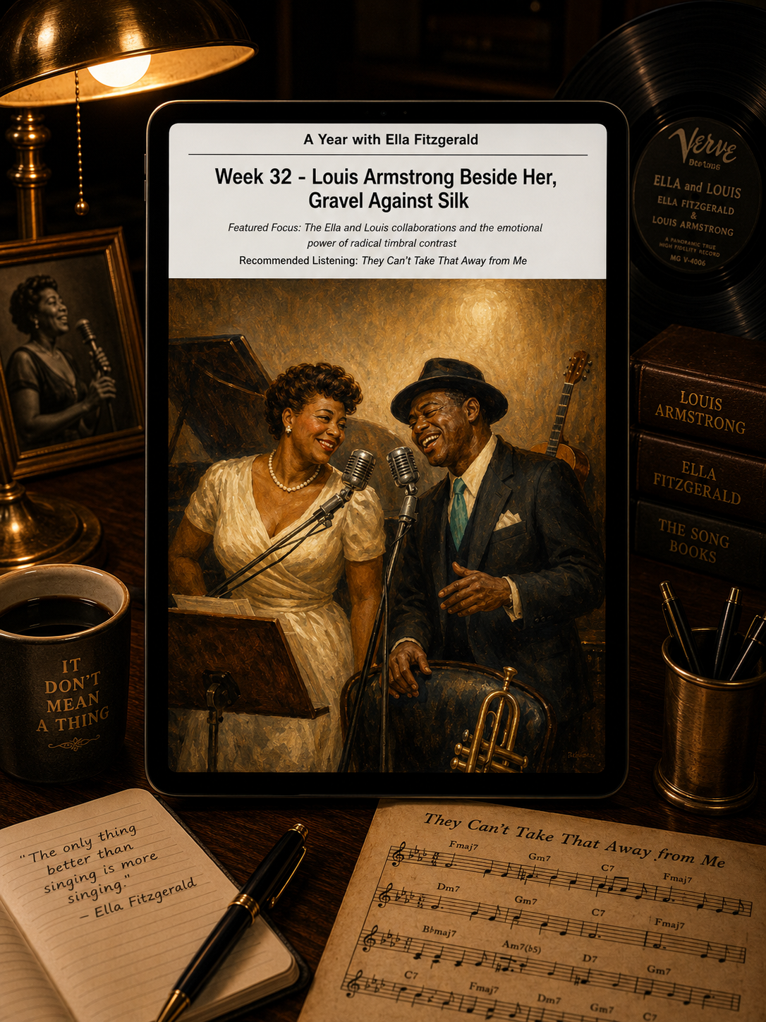 A Year with Ella Fitzgerald — A 52-Week Guided Music Journal