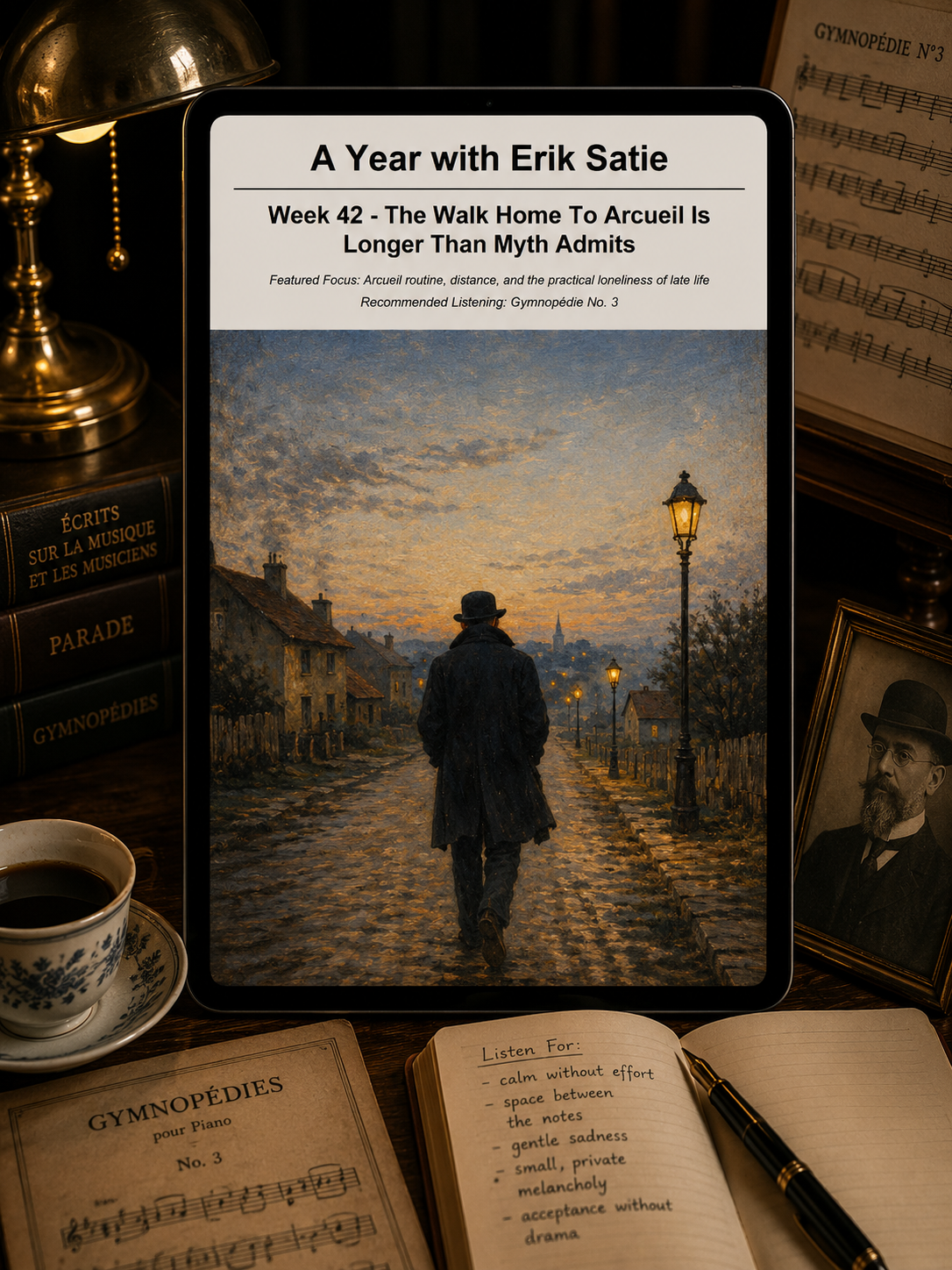 A Year with Erik Satie — A 52-Week Guided Music Journal