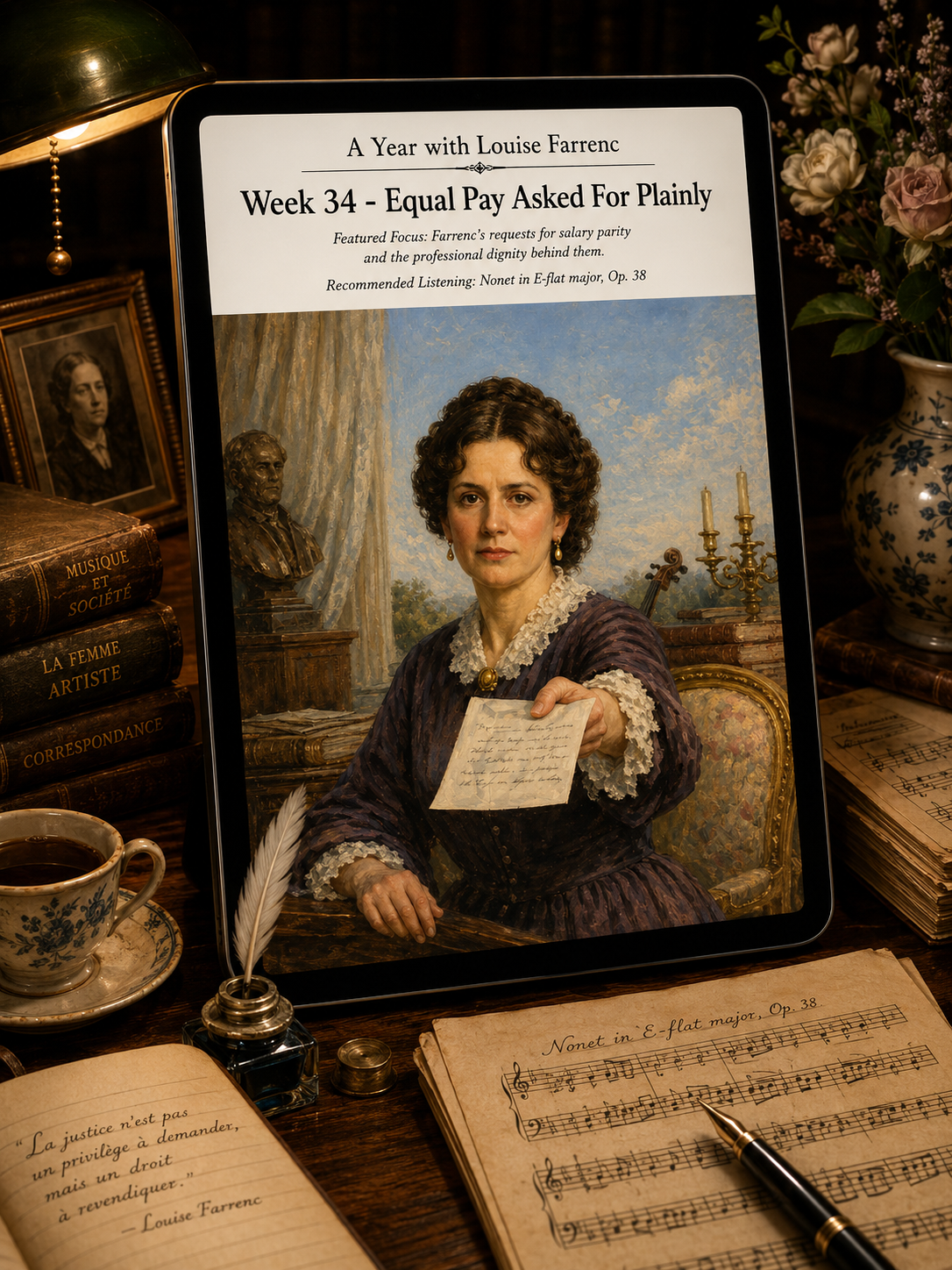 A Year with Louise Farrenc — A 52-Week Guided Music Journal