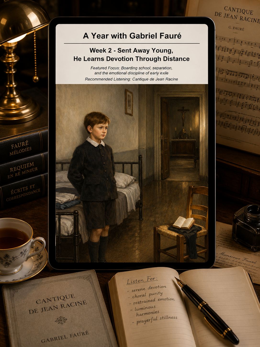 A Year with Gabriel Fauré — A 52-Week Guided Music Journal