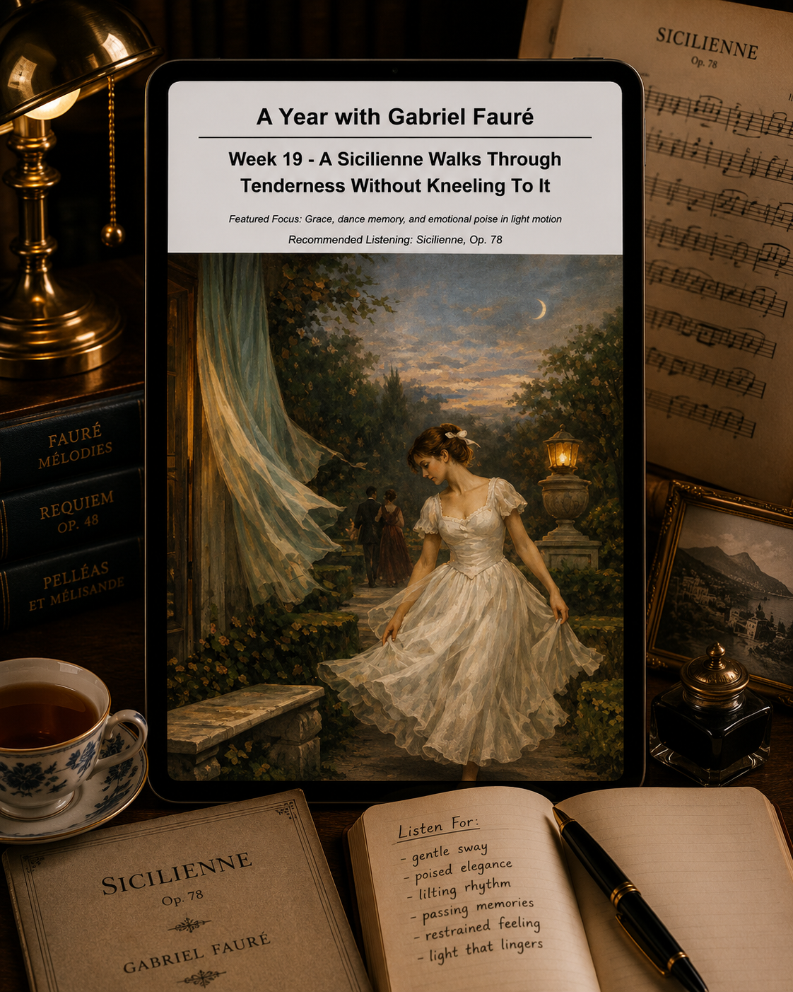 A Year with Gabriel Fauré — A 52-Week Guided Music Journal