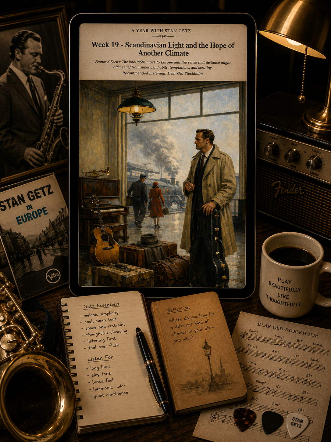 A Year with Stan Getz — A 52-Week Guided Music Journal