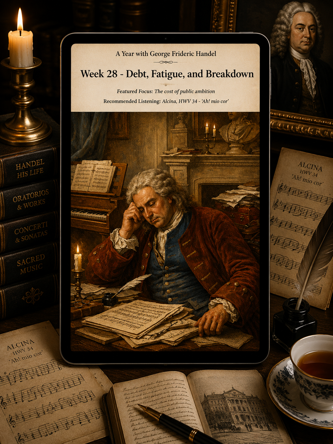 A Year with George Frideric Handel — A 52-Week Guided Music Journal