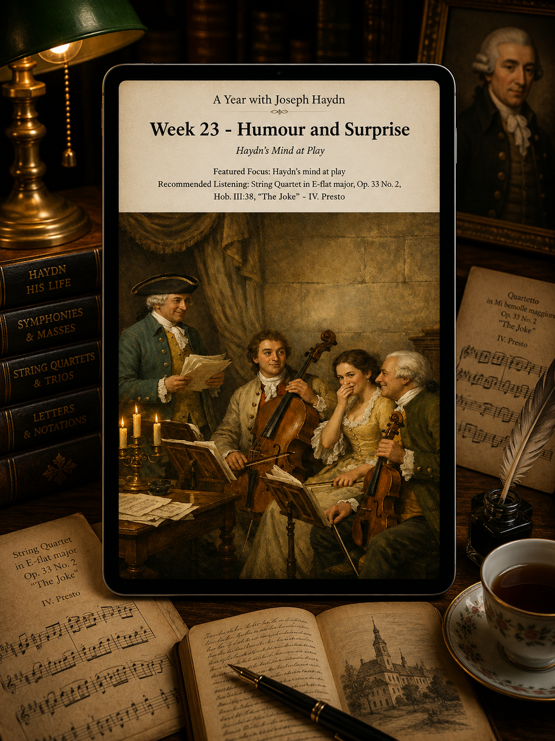 A Year with Joseph Haydn — A 52-Week Guided Music Journal