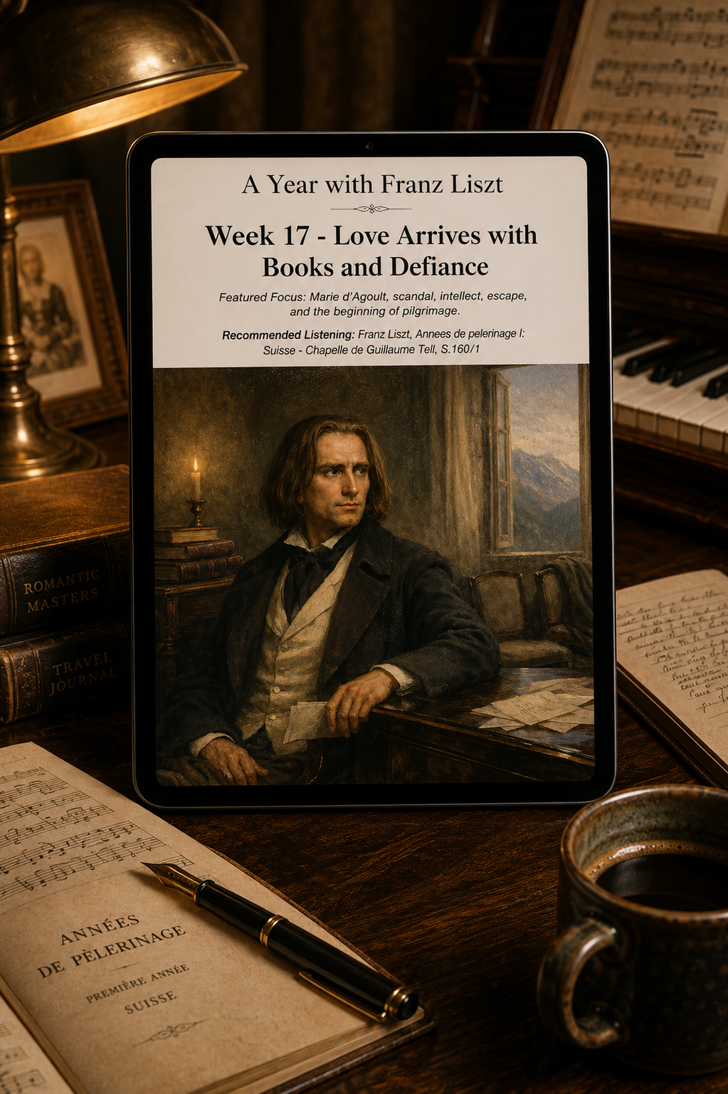 A Year with Franz Liszt — A 52-Week Guided Music Journal