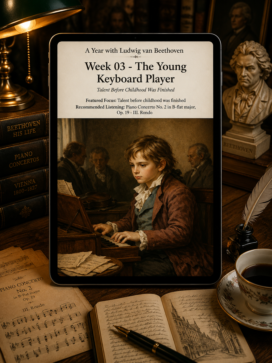 A Year with Ludwig van Beethoven — A 52-Week Guided Music Journal