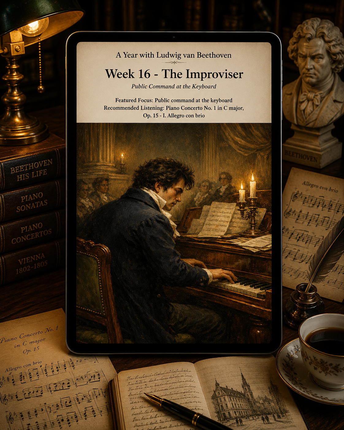 A Year with Ludwig van Beethoven — A 52-Week Guided Music Journal