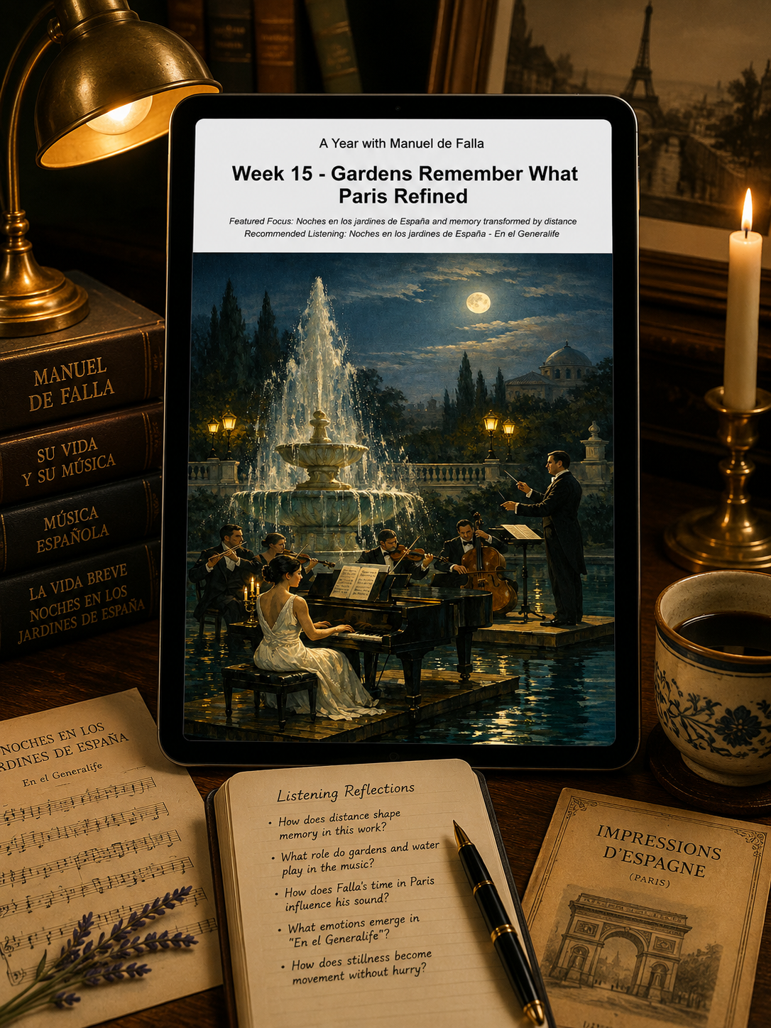 A Year with Manuel de Falla — A 52-Week Guided Music Journal