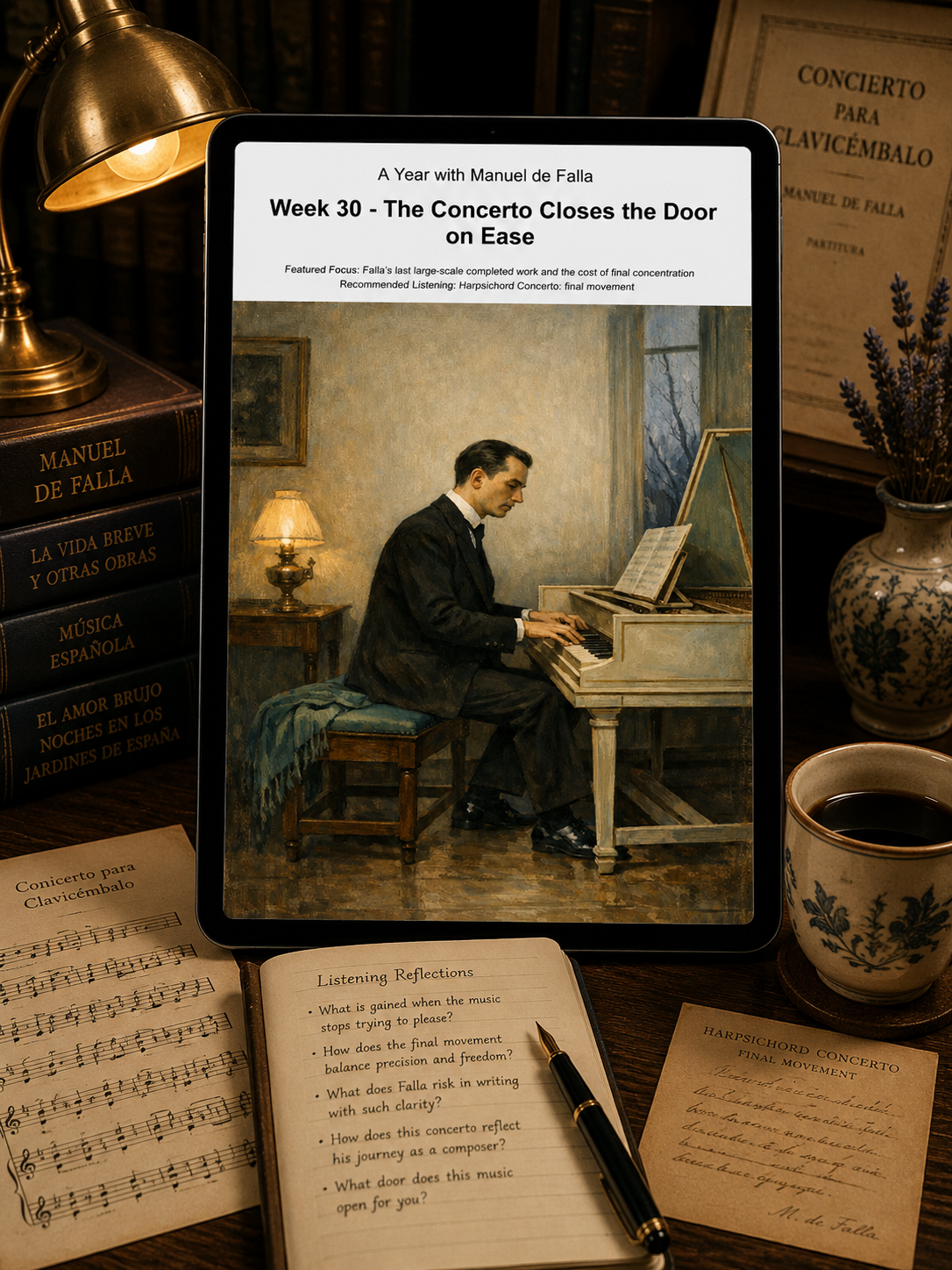 A Year with Manuel de Falla — A 52-Week Guided Music Journal