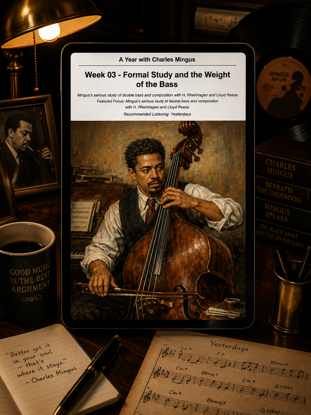 A Year with Charles Mingus — A 52-Week Guided Music Journal