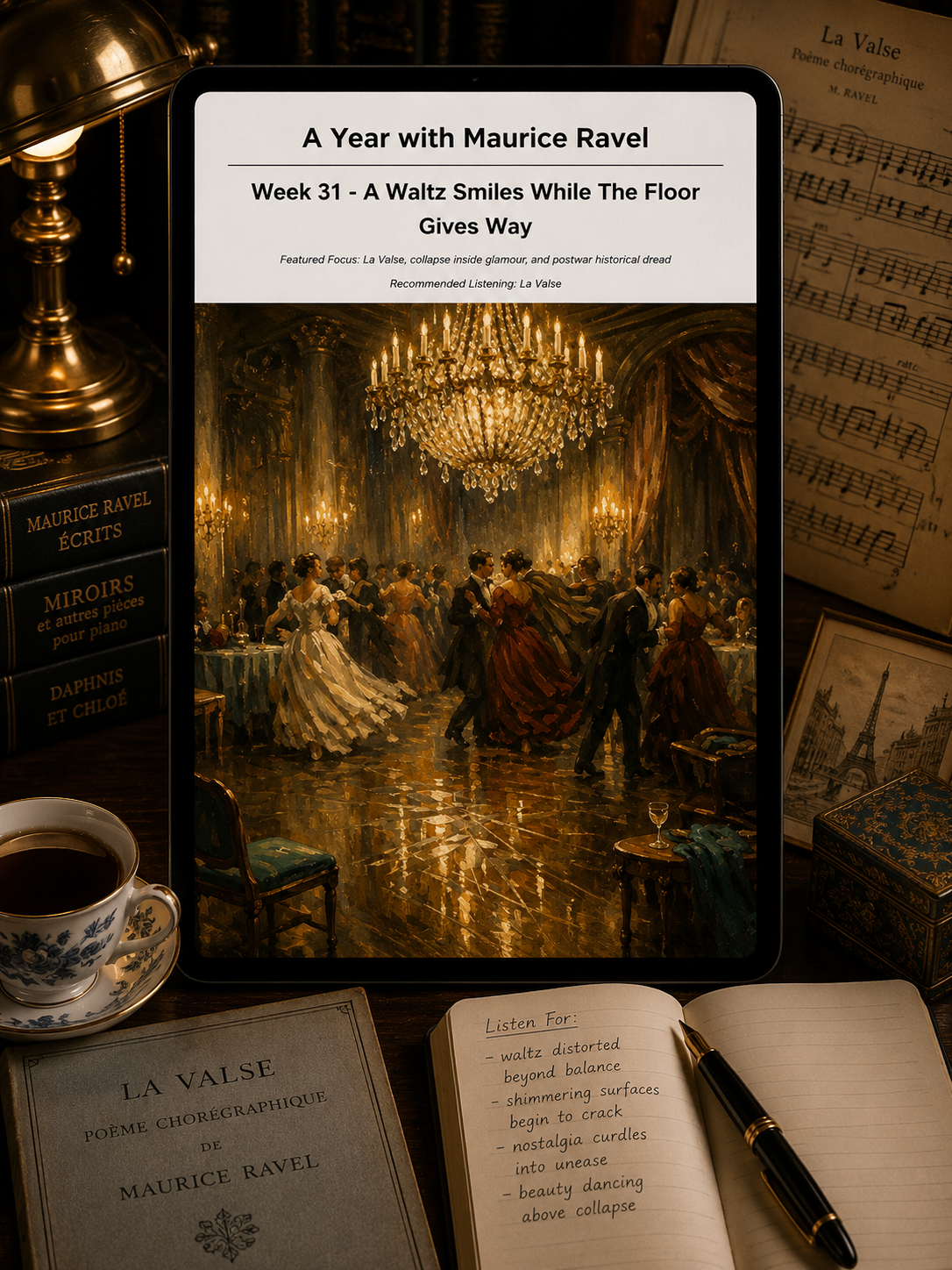 A Year with Maurice Ravel — A 52-Week Guided Music Journal