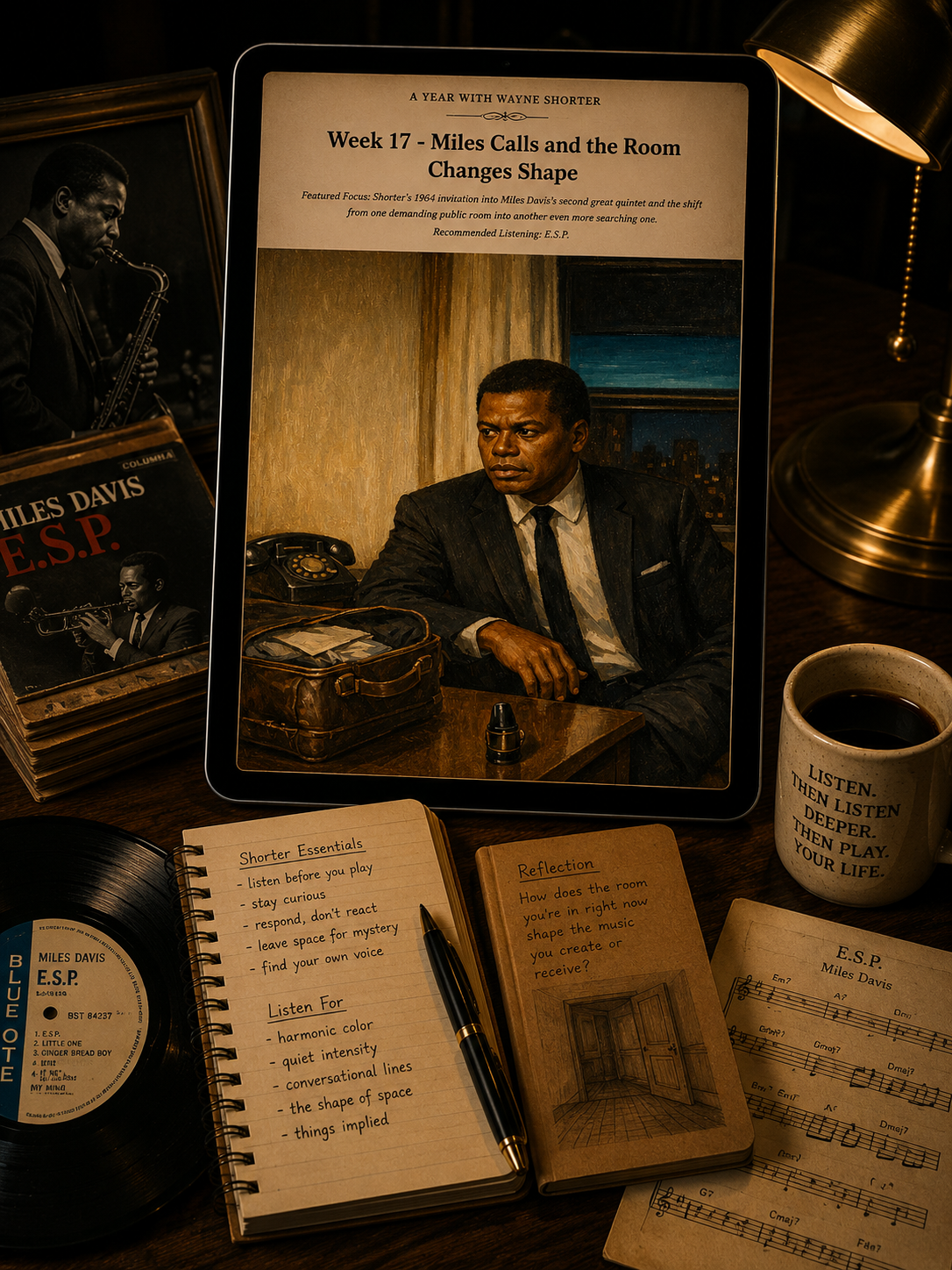 A Year with Wayne Shorter — A 52-Week Guided Music Journal