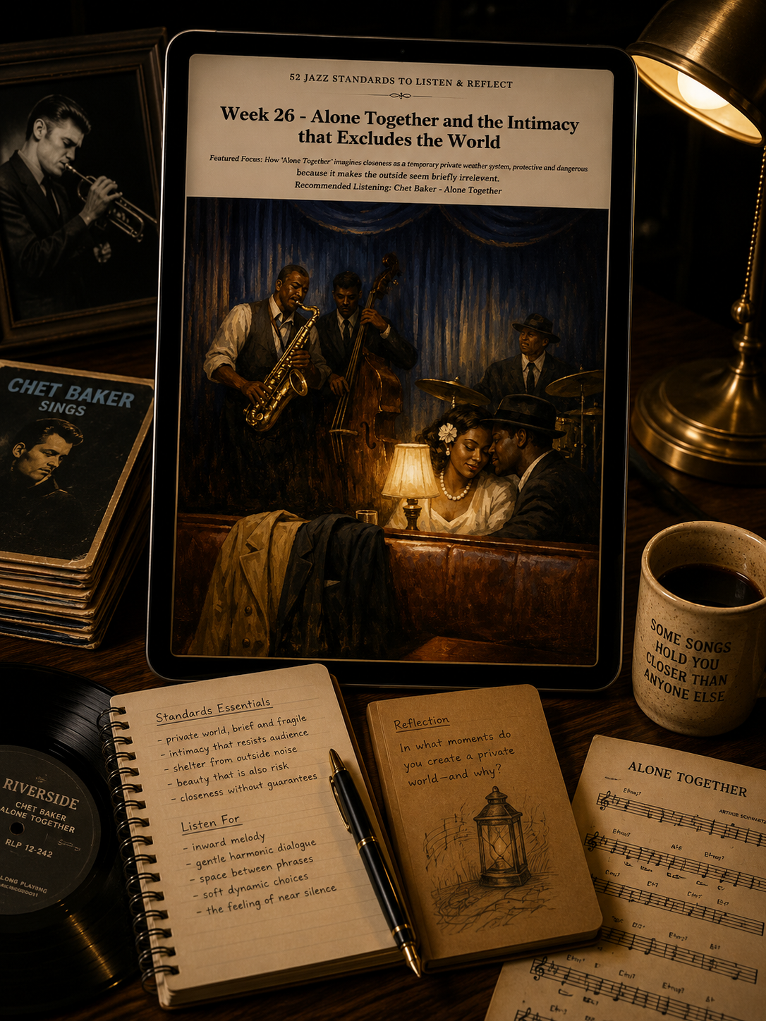 52 Jazz Standards to Listen & Reflect — A 52-Week Guided Music Journal