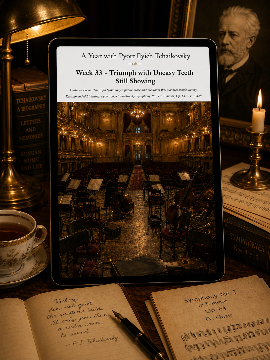 A Year with Pyotr Ilyich Tchaikovsky — A 52-Week Guided Music Journal