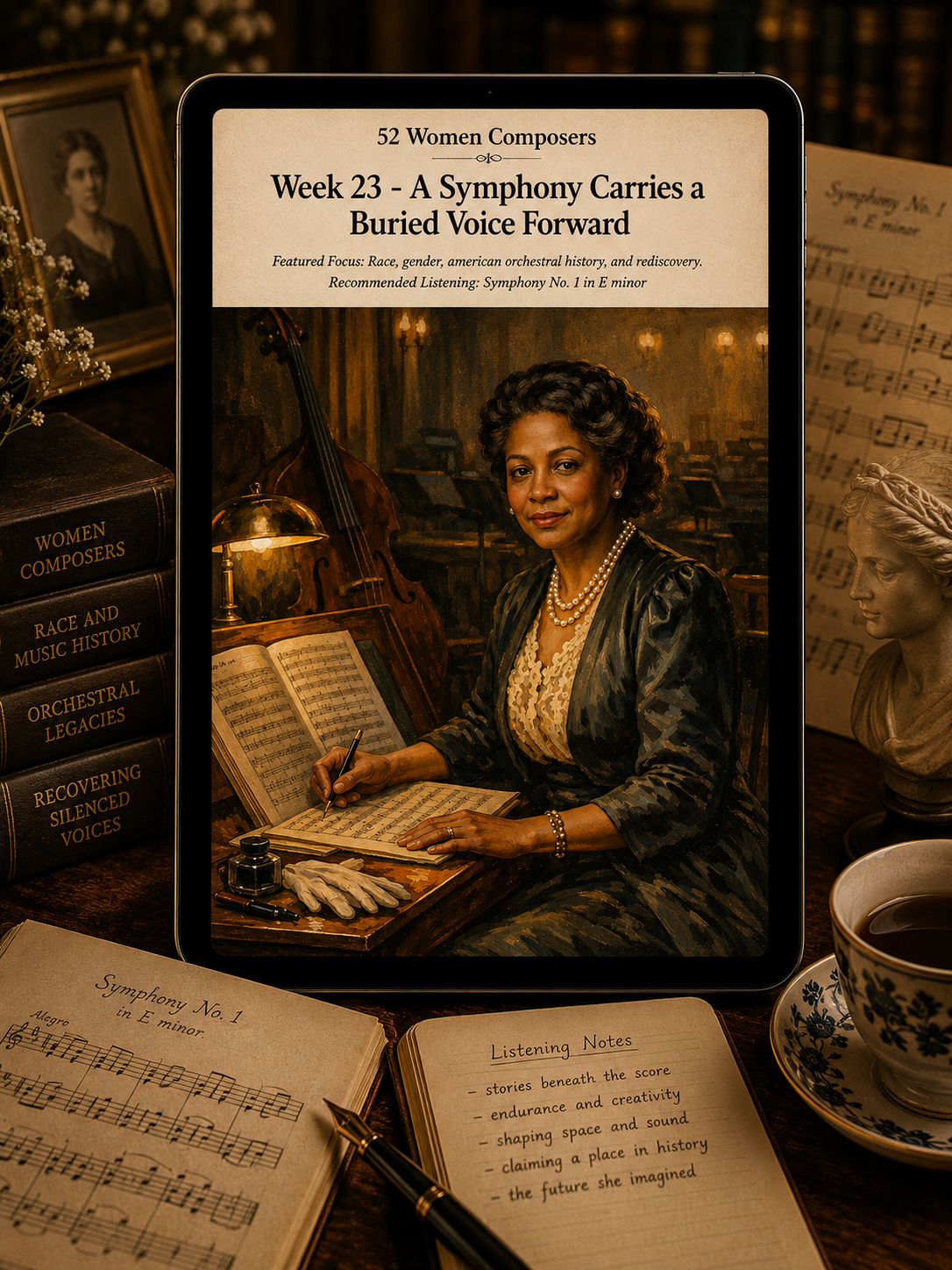 52 Women Composers — A 52-Week Guided Music Journal